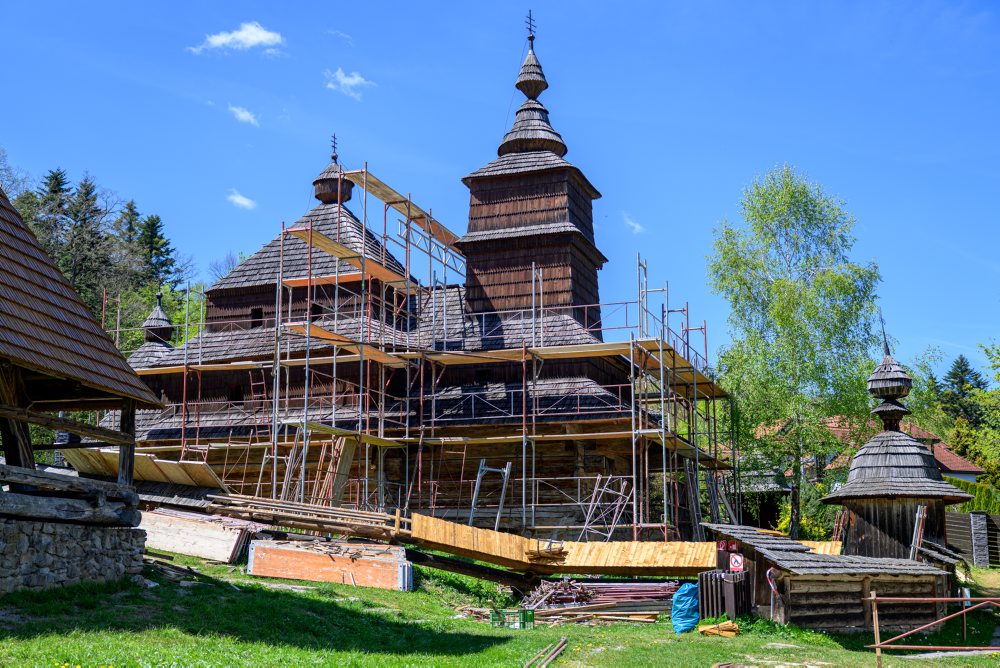Expozícia ľudovej architektúry Šarišského múzea v Bardejovských Kúpeľoch