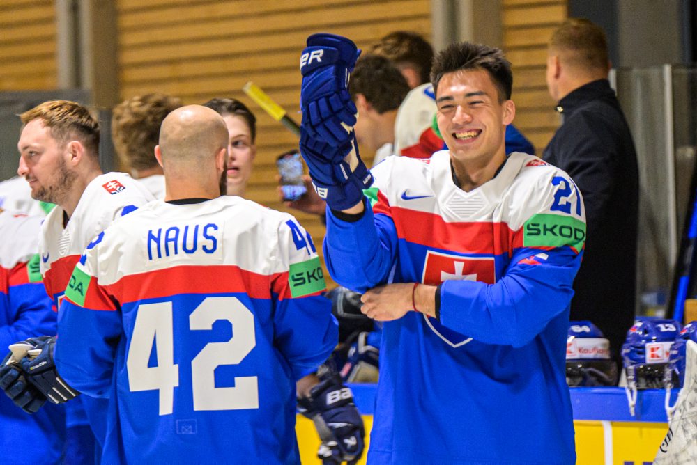 Tímové fotonie slovenskej hokejovej reprezentácie mužov na svetovom šampionáte vo Švajčiarsku 