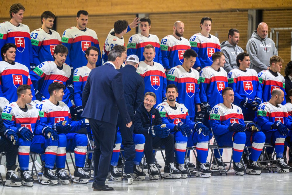 Tímové fotonie slovenskej hokejovej reprezentácie mužov na svetovom šampionáte vo Švajčiarsku 