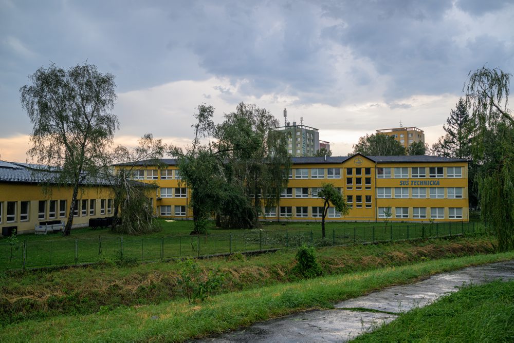 Silná búrka v Prešove 