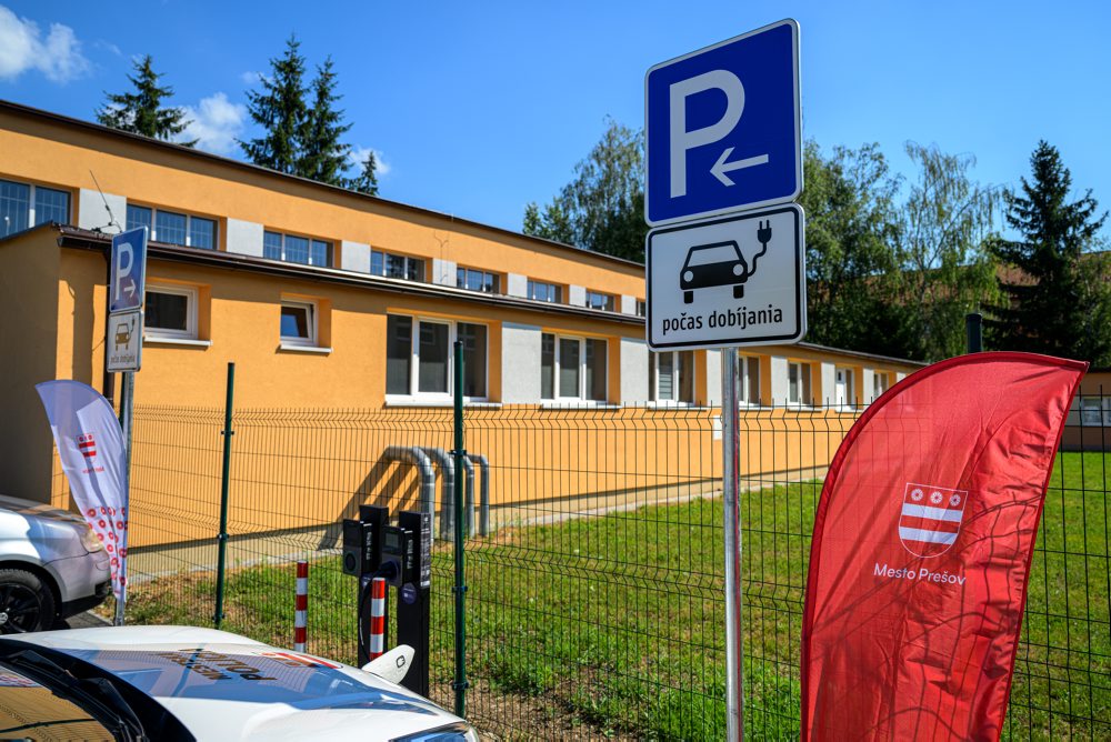 Nabíjacia stanica pre elektromobily v Prešove