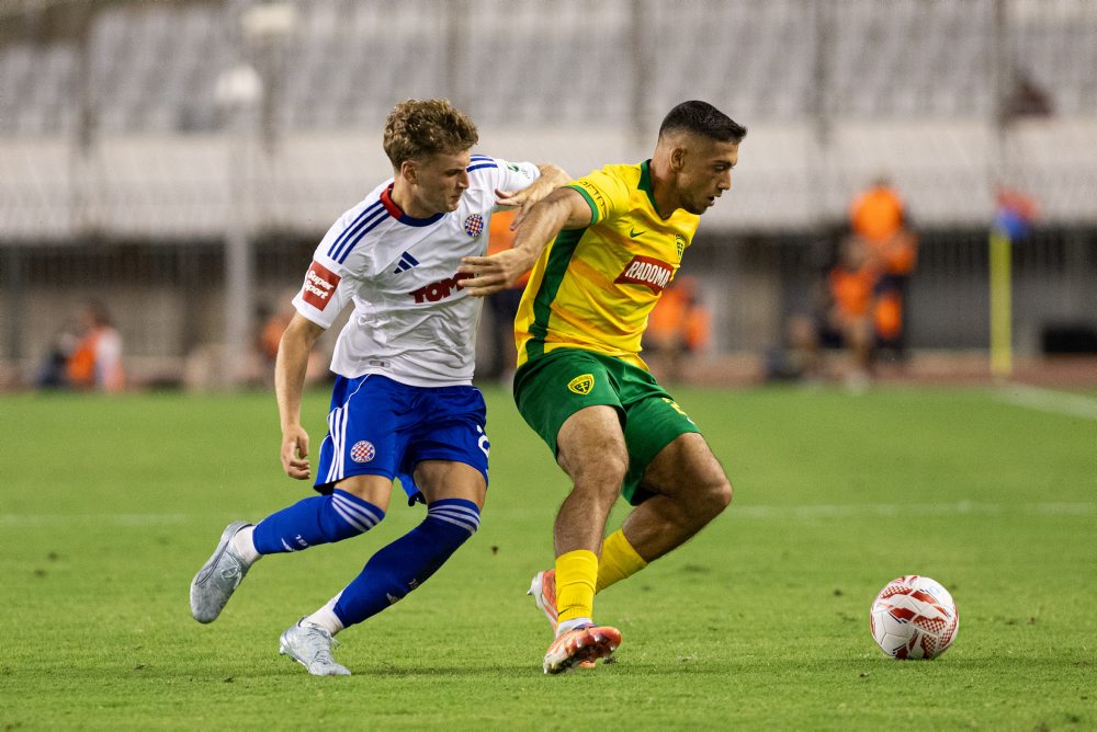 Prvý zápas 1. predkola Európskej ligy: HNK Hajduk Split - MŠK Žilina