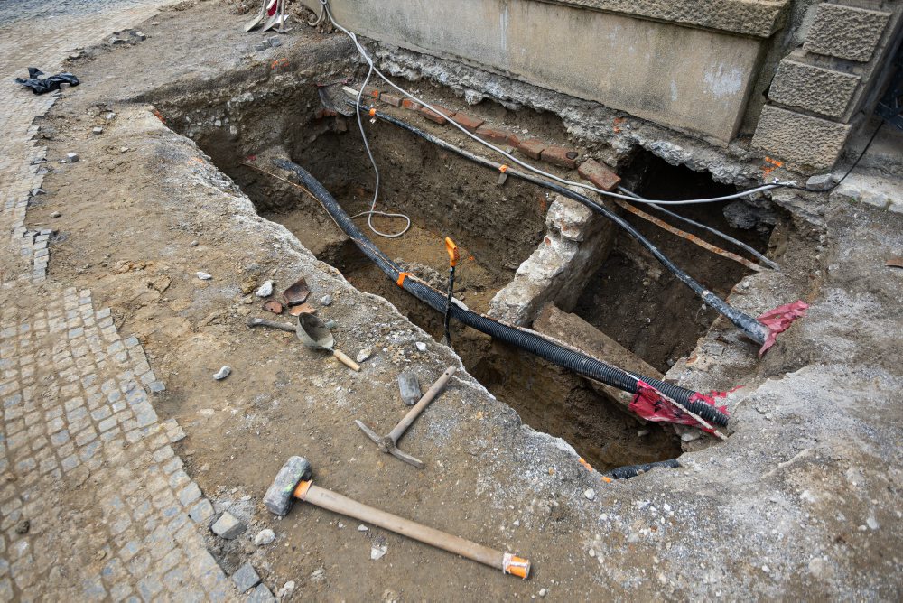 Archeologický výskum pri Burianovej veži v Žiline