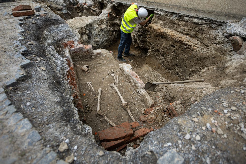 Archeologický výskum pri Burianovej veži v Žiline