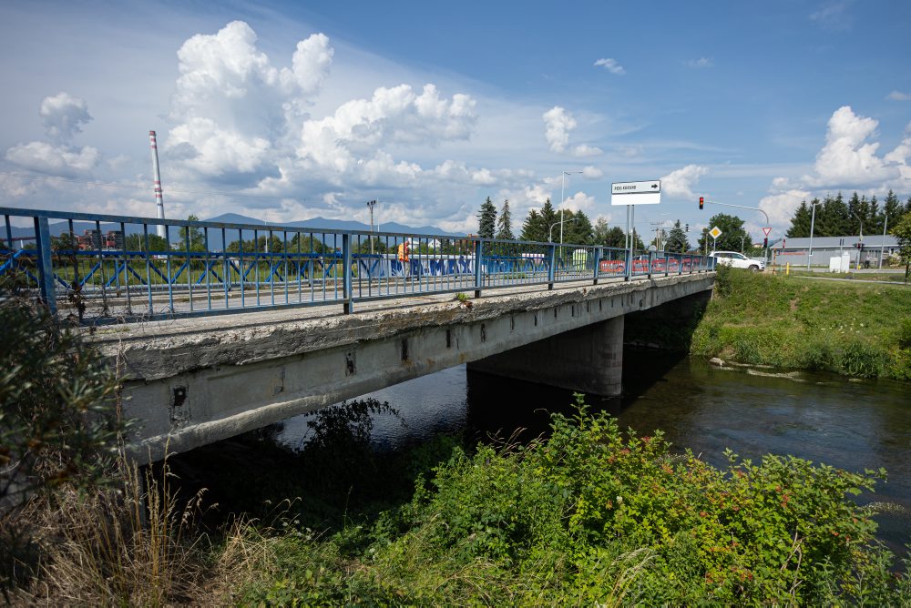Rekonštrukcia mostu pri obci Bystrička v okrese Martin