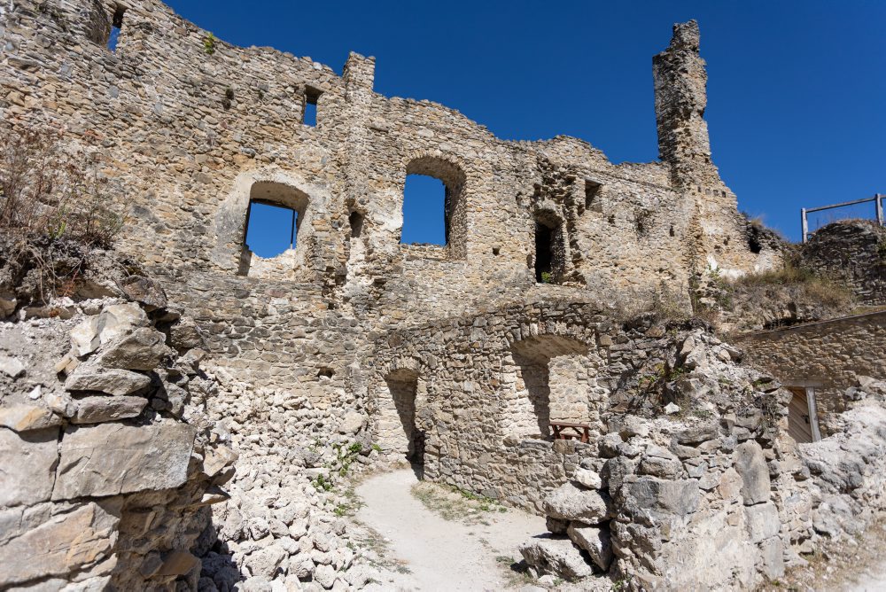 Obnova hradu Bystrica nad Považským Podhradím