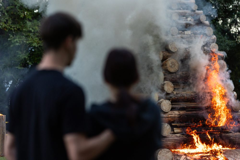 Podujatie Vatra SNP v obci Bystrička 