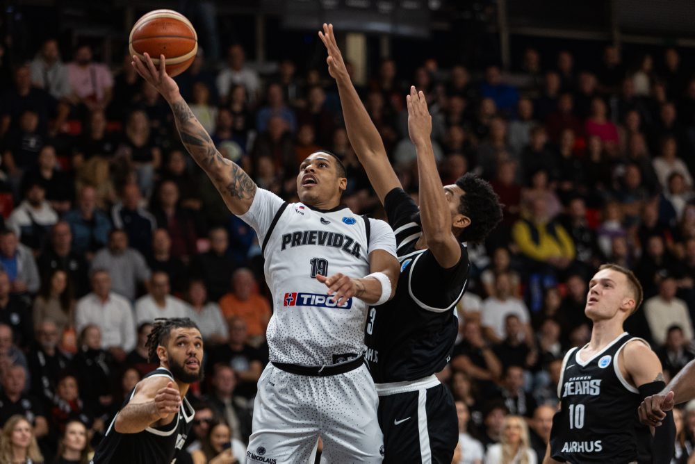 G-skupina Európskeho pohára FIBA: BC Prievidza - Bakken Bears Aarhus
