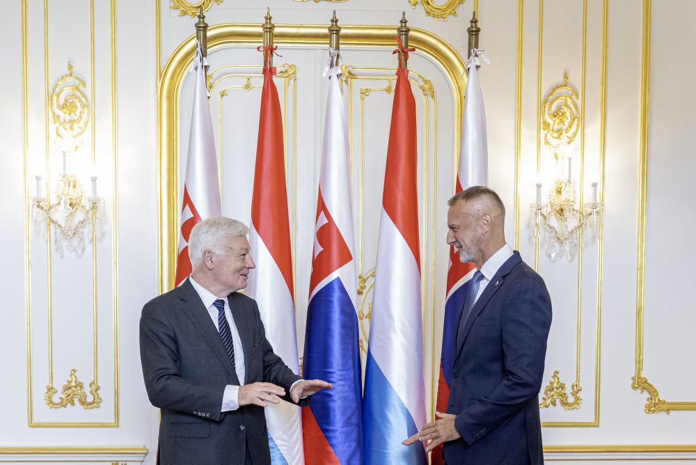 Richard Raši prijal na Bratislavskom hrade predsedu Poslaneckej snemovne Luxemburského veľkovojvodstva Claudea Wiselera