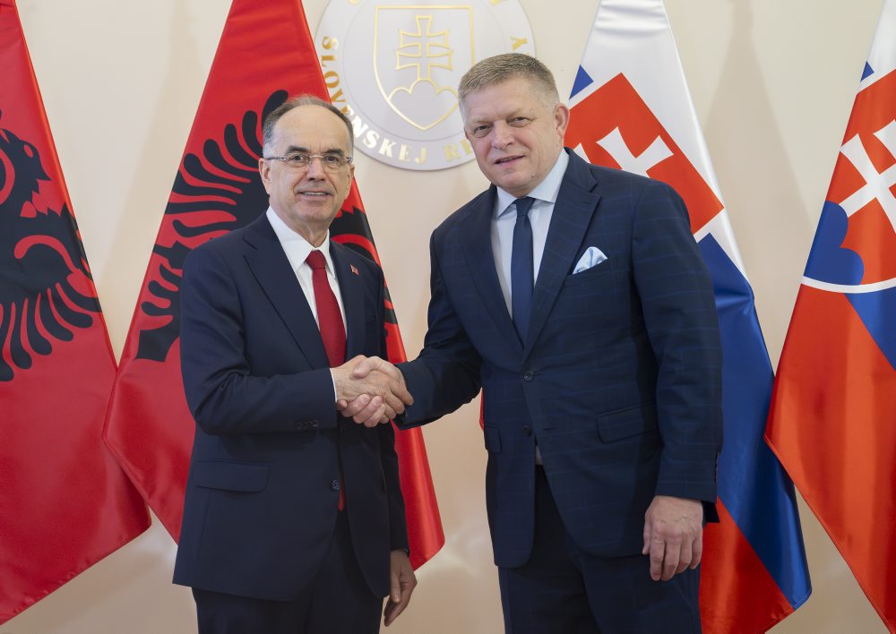 Albánsky prezident Barjam Begaj na návšteve Slovenska 