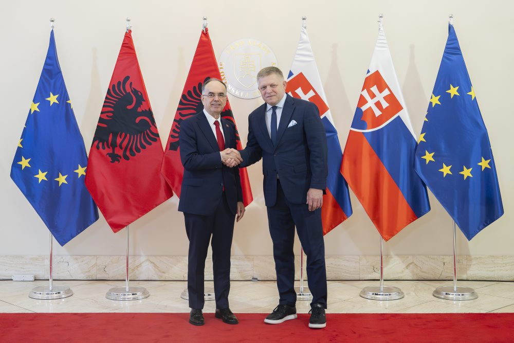 Albánsky prezident Barjam Begaj na návšteve Slovenska 