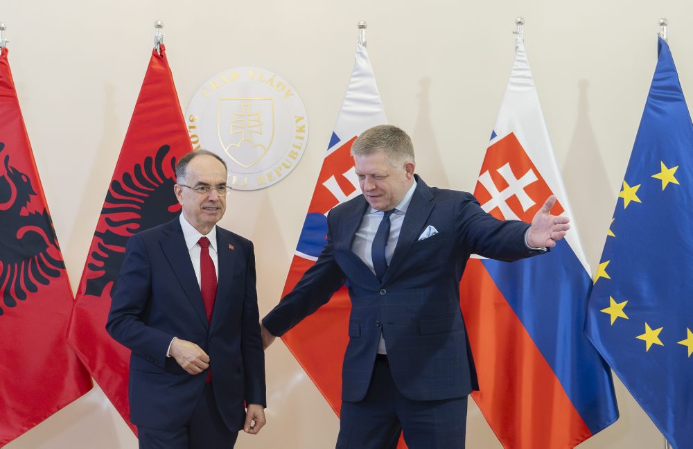 Albánsky prezident Barjam Begaj na návšteve Slovenska 