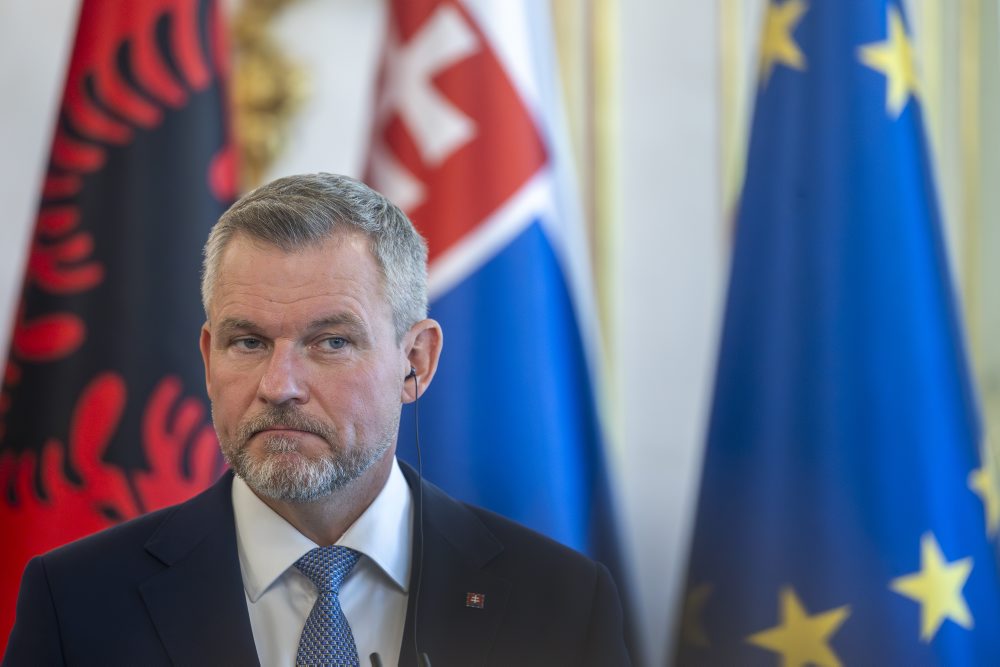 Prezident SR Peter Pellegrini prijal v Prezidentskom paláci albánskeho prezidenta Bajrama Begaja