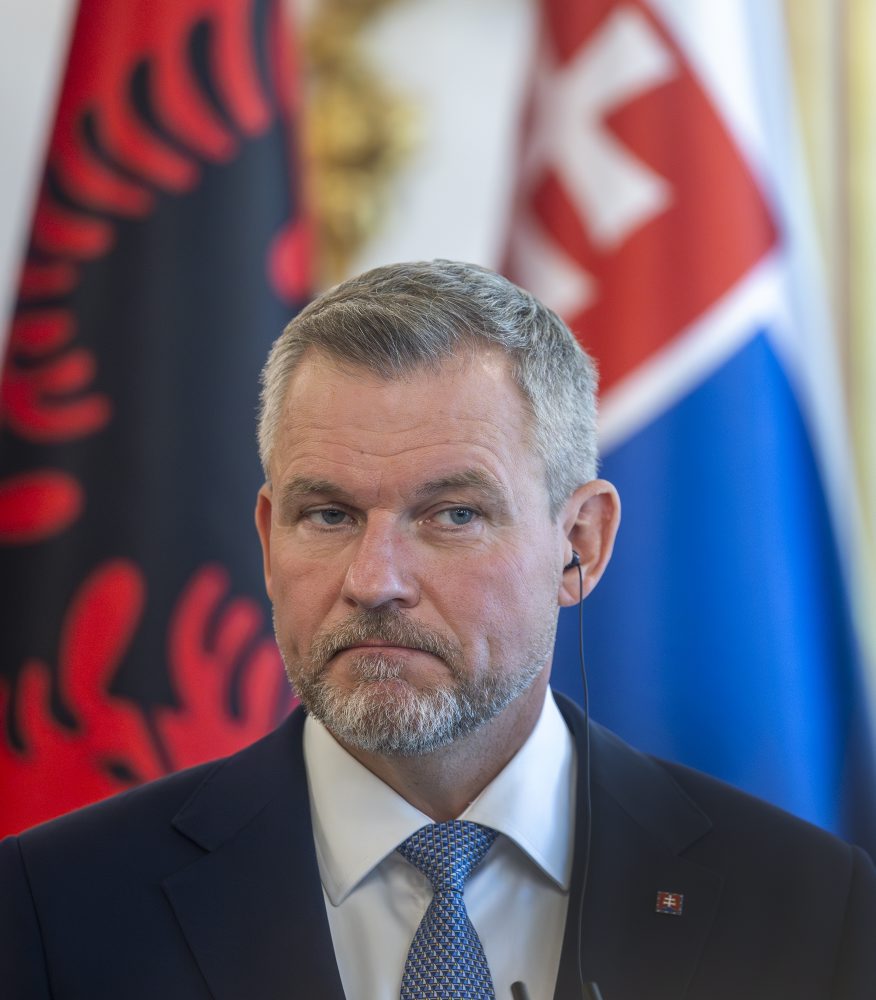 Prezident SR Peter Pellegrini prijal v Prezidentskom paláci albánskeho prezidenta Bajrama Begaja