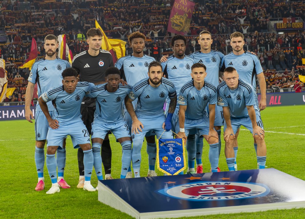 Liga majstrov vo futbale: AS Rím - ŠK Slovan Bratislava