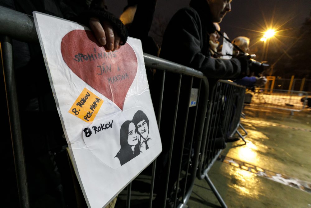 8. výročie vraždy novinára Jána Kuciaka a jeho snúbenice Martiny Kušnírovej v Bratislave