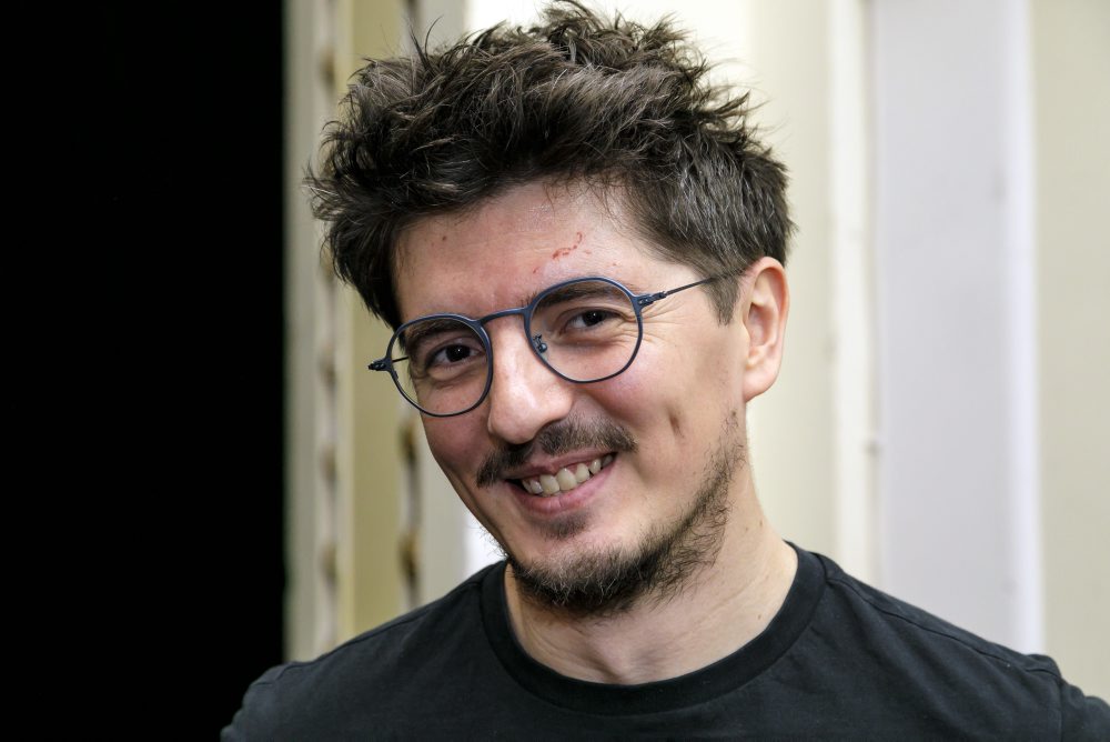 Tlačová konferencia divadla Astorka Korzo´90 k premiére inscenácie Augusta Strindberga: Na ceste do Damasku