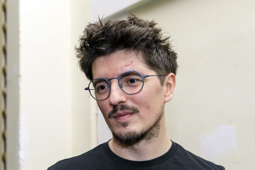 Tlačová konferencia divadla Astorka Korzo´90 k premiére inscenácie Augusta Strindberga: Na ceste do Damasku