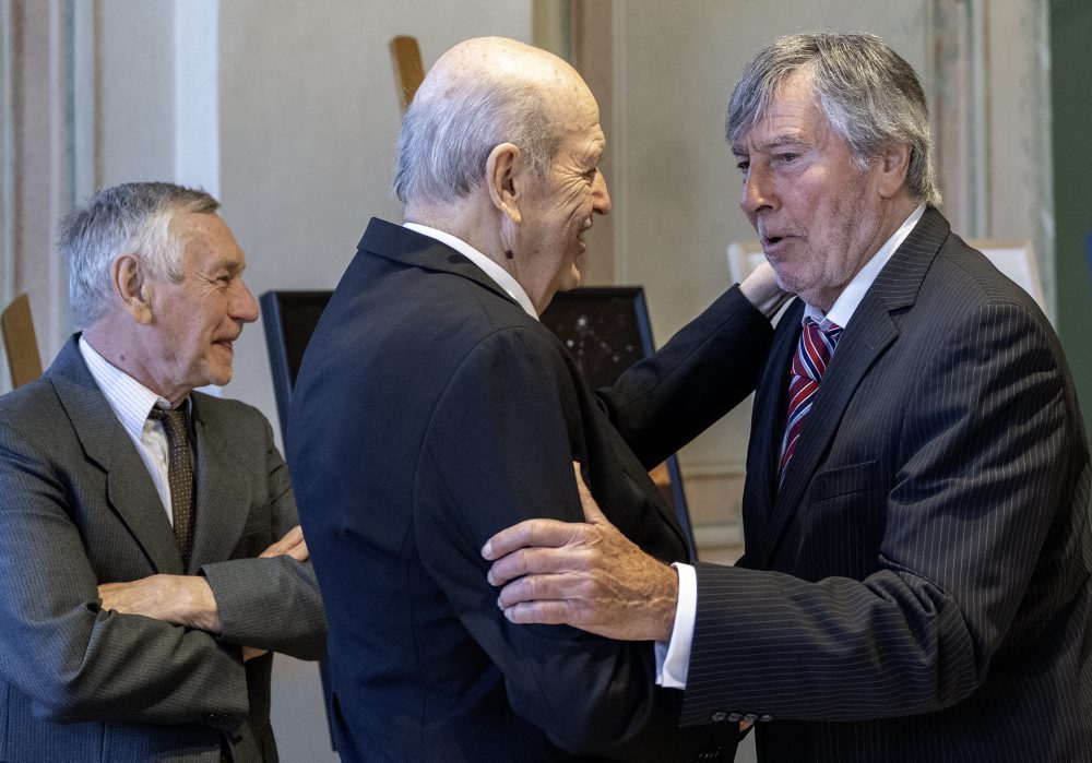 Prezident SR Peter Pellegrini prijal v Prezidentskom paláci v Bratislave majstrov Európy vo futbale z roku 1976 v Belehrade