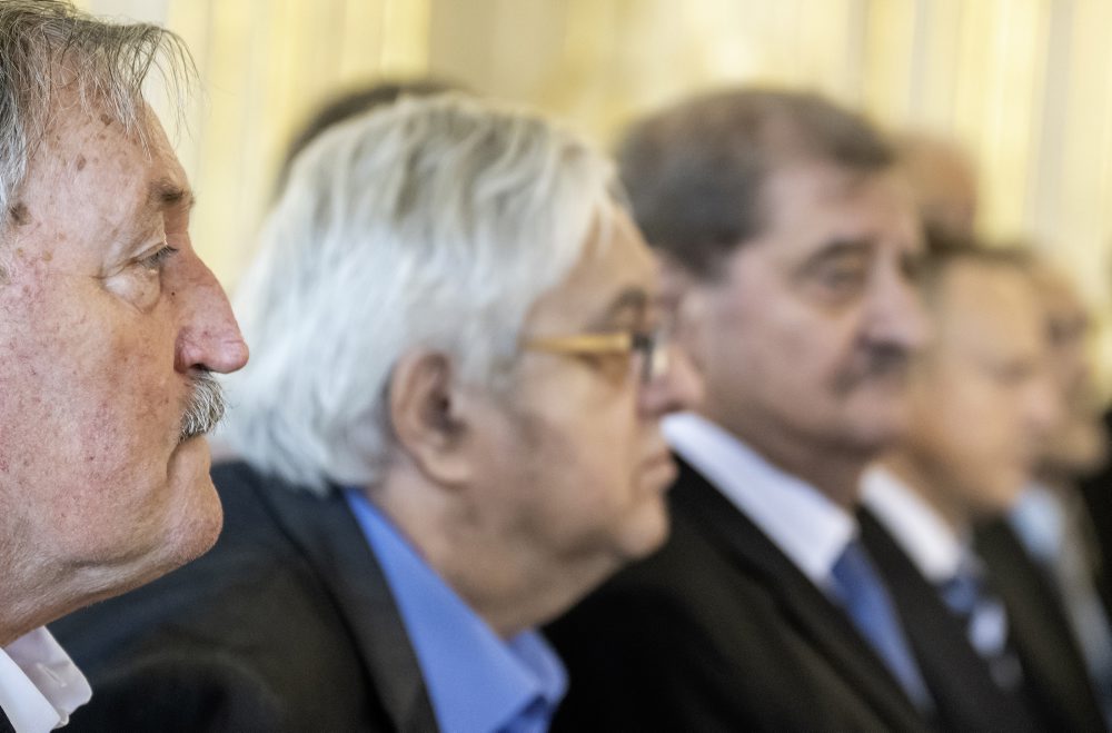 Prezident SR Peter Pellegrini prijal v Prezidentskom paláci v Bratislave majstrov Európy vo futbale z roku 1976 v Belehrade