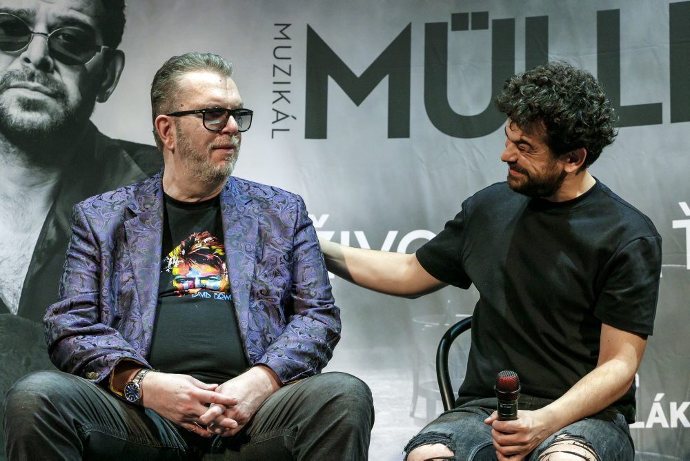 TK k premiére autorského muzikálu Müller – Život na 2 ťahy v Divadle Nová scéna v Bratislave 