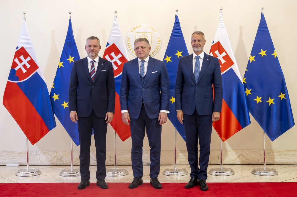 Pracovný obed troch najvyšších ústavných činiteľov