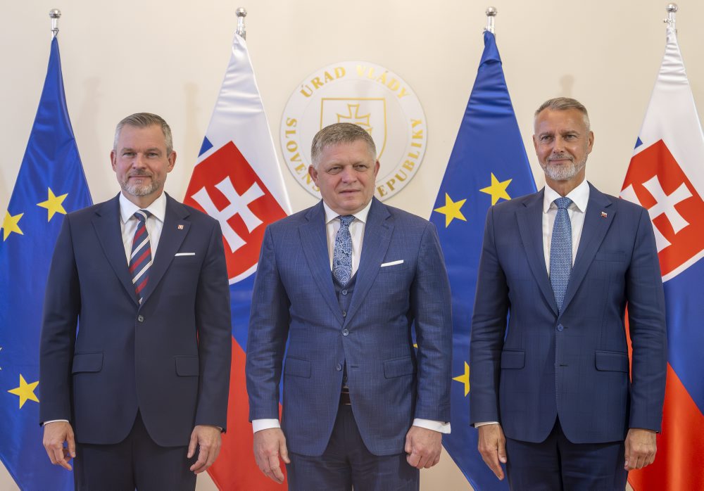 Pracovný obed troch najvyšších ústavných činiteľov