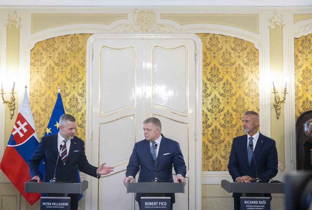 Pracovný obed troch najvyšších ústavných činiteľov