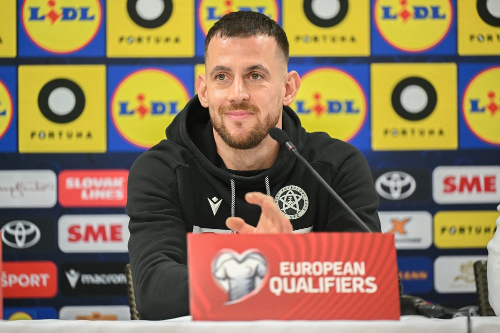 Tlačová konferencia Slovenska pred zápasom proti Kosovu