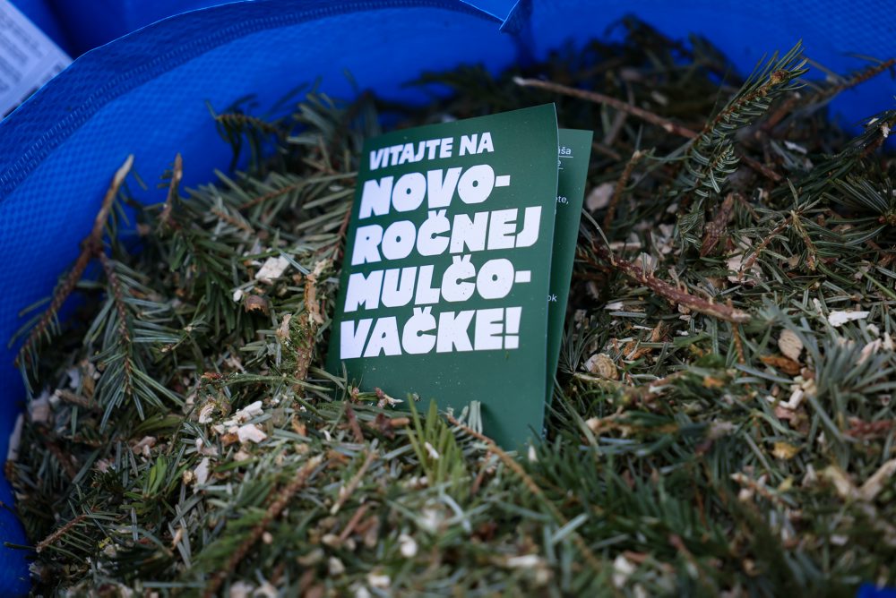 Novoročná mulčovačka v Dúbravke