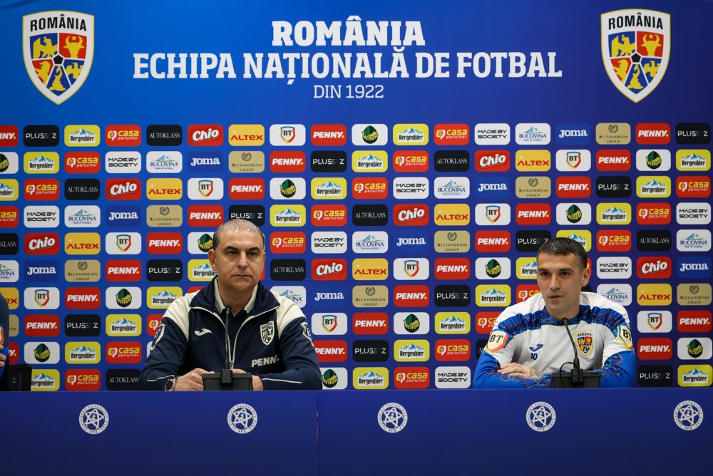 Tlačová konferencia Rumunska pred zápasom proti SR