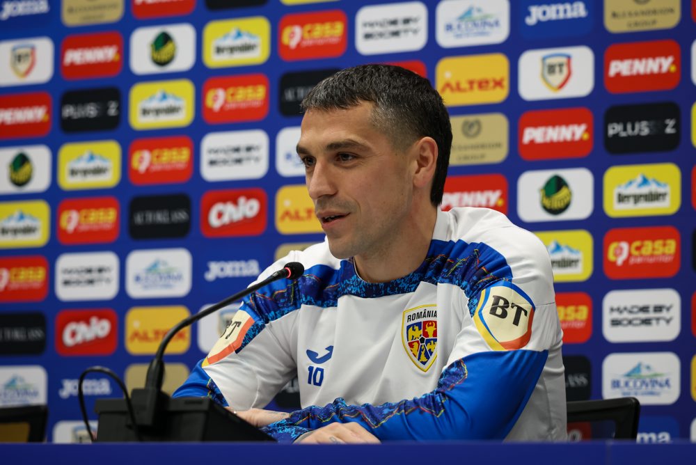 Tlačová konferencia Rumunska pred zápasom proti SR
