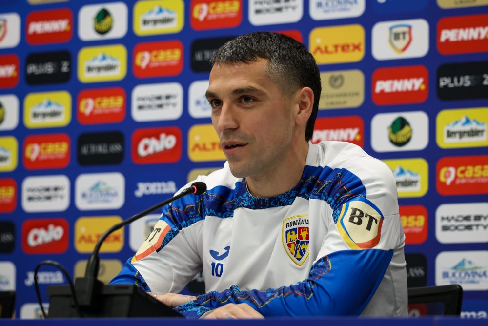 Tlačová konferencia Rumunska pred zápasom proti SR