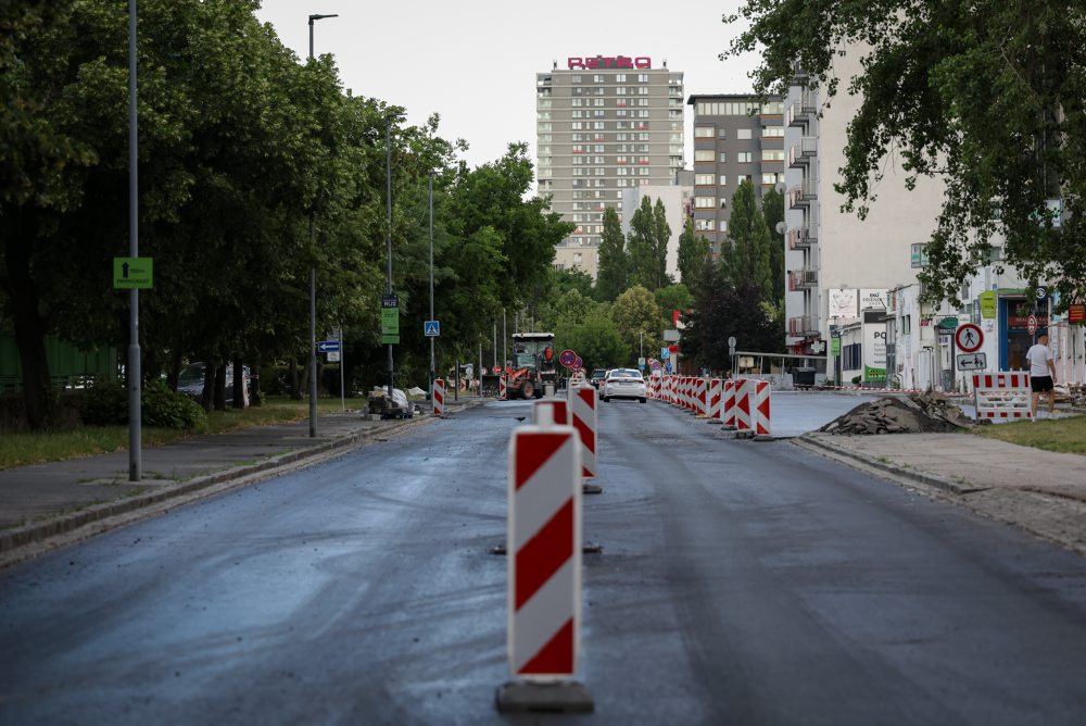 Rekonštrukcia vozovky na Herlianskej ulici v Bratislave