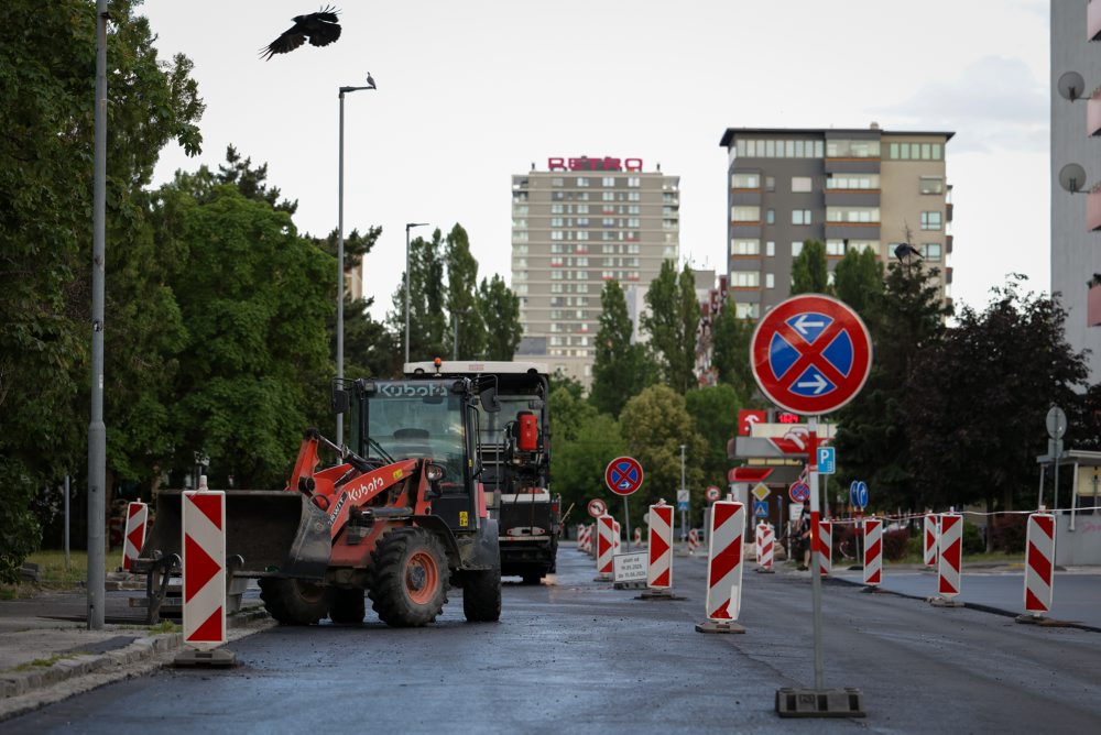 Rekonštrukcia vozovky na Herlianskej ulici v Bratislave