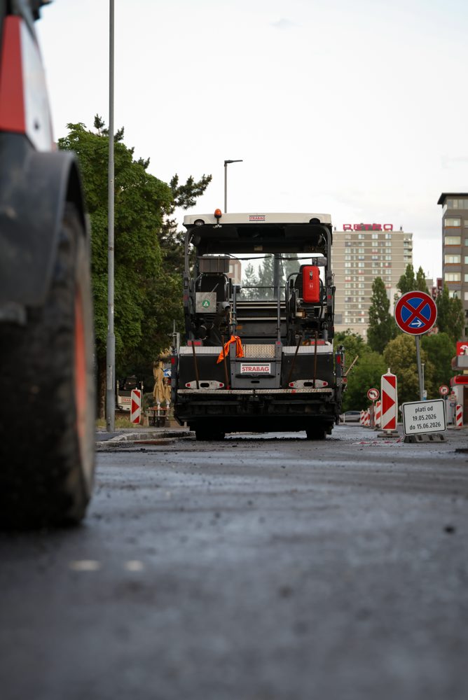 Rekonštrukcia vozovky na Herlianskej ulici v Bratislave