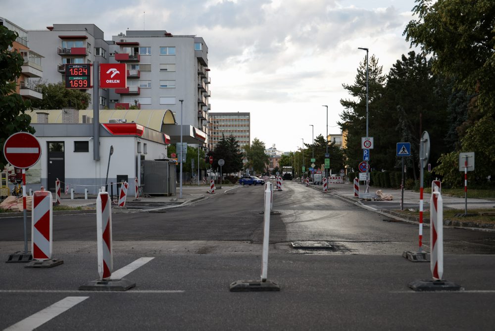 Rekonštrukcia vozovky na Herlianskej ulici v Bratislave