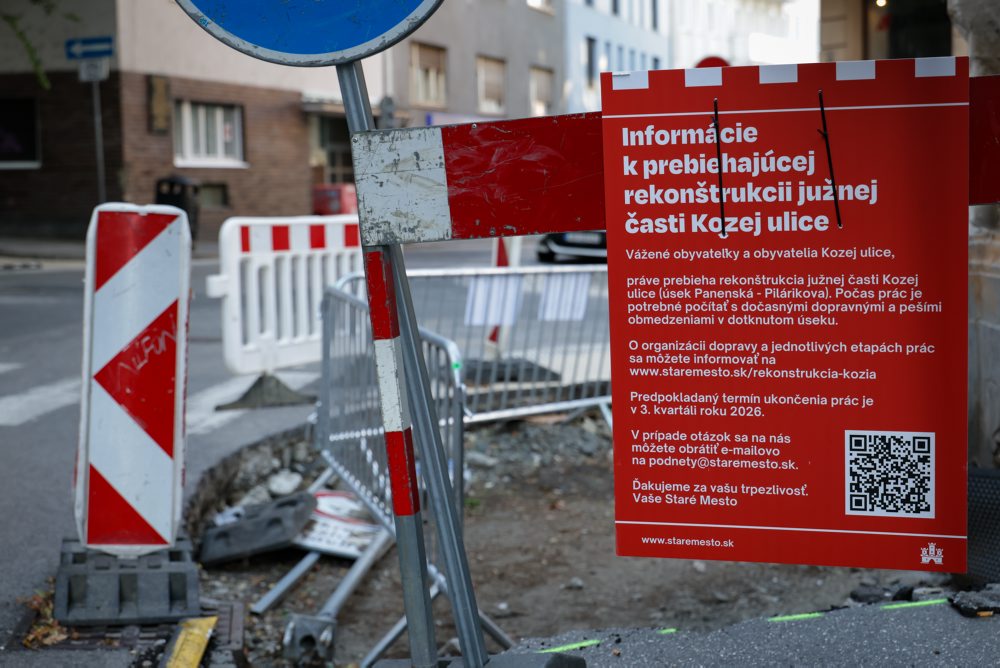 Rekonštrukcia južnej časti Kozej ulice v bratislavskom Starom Meste