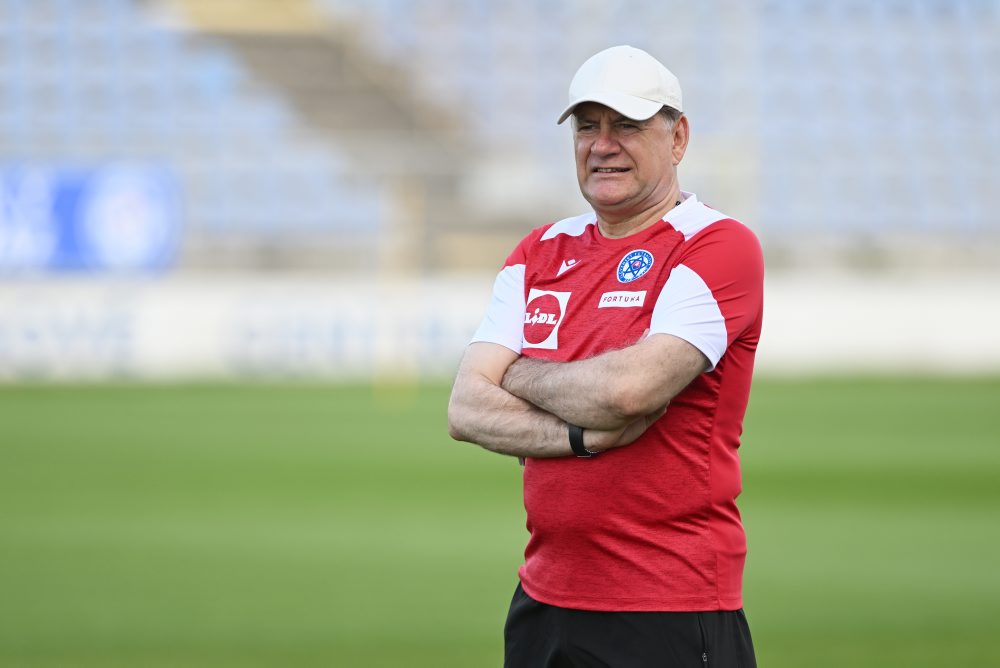 Tréning slovenskej futbalovej reprezentácie pred prípravnými zápasmi Slovenska s Maltou a Čiernou Horou
