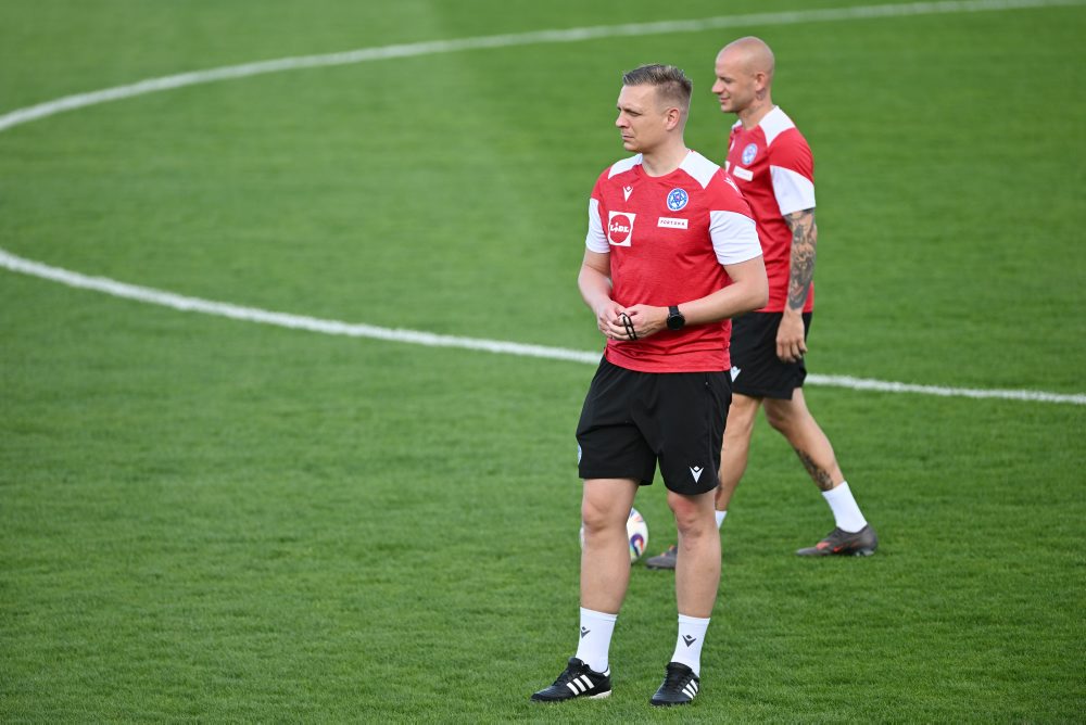 Tréning slovenskej futbalovej reprezentácie pred prípravnými zápasmi Slovenska s Maltou a Čiernou Horou