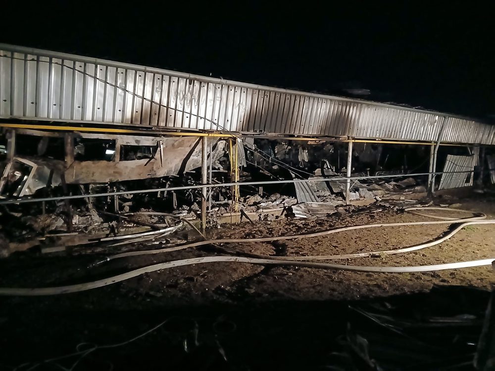 Požiar hospodárskeho objektu vo Vištuku