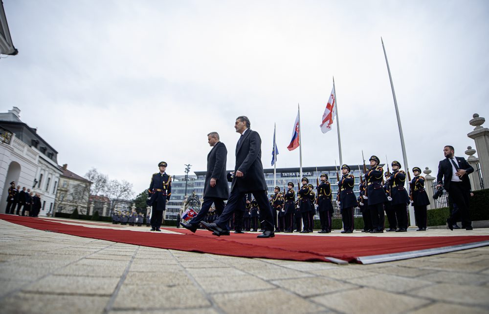 Návšteva prezidenta Gruzínskej republiky Michaila Kavelašviliho na Slovensku 