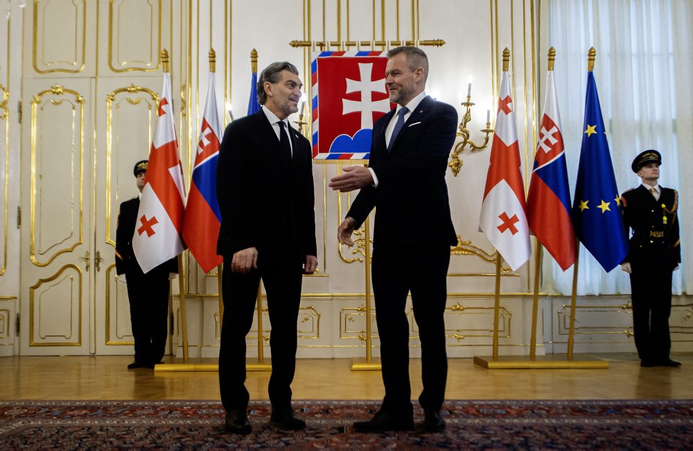 Návšteva prezidenta Gruzínskej republiky Michaila Kavelašviliho na Slovensku 