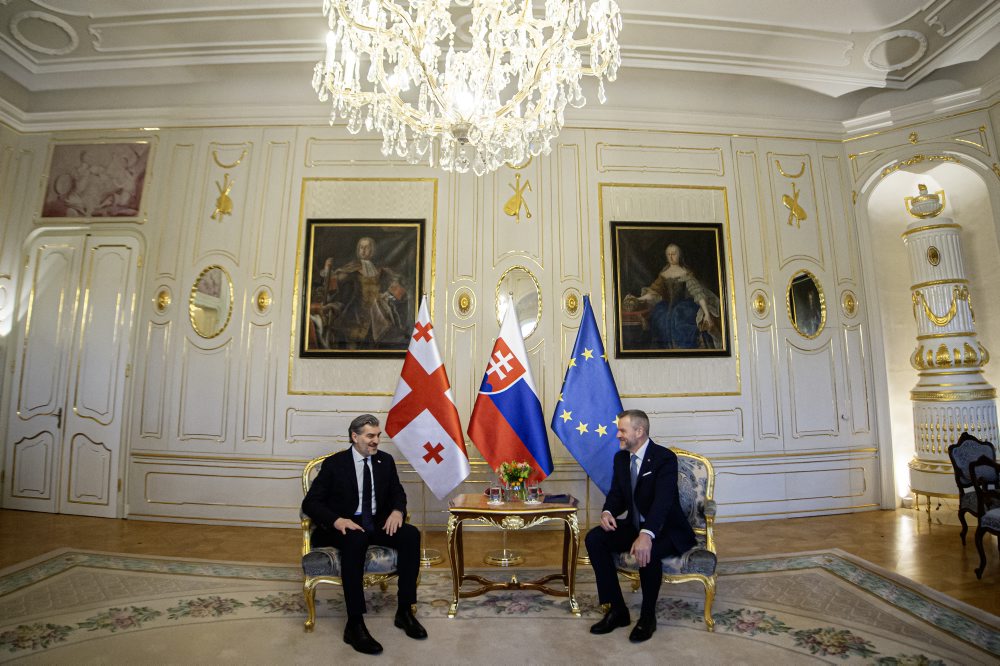 Návšteva prezidenta Gruzínskej republiky Michaila Kavelašviliho na Slovensku 