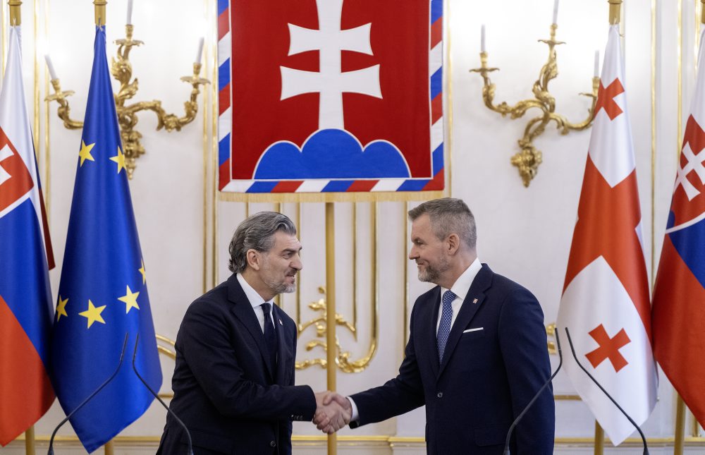 Návšteva prezidenta Gruzínskej republiky Michaila Kavelašviliho na Slovensku 