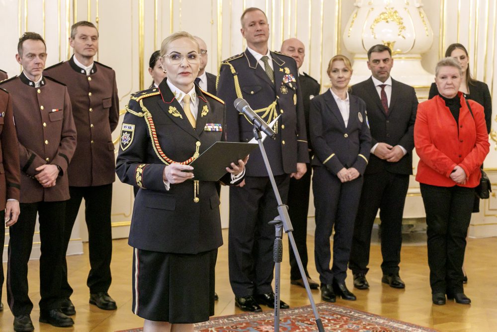 Prezident SR Peter Pellegrini prijal členov záchranných a bezpečnostných zložiek