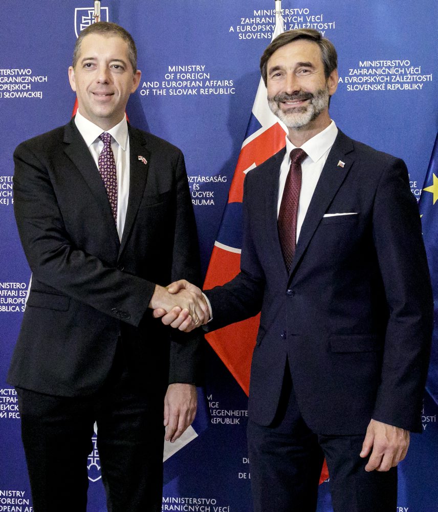 Stretnutie ministrov zahraničných vecí Slovenska a Srbska v Bratislave