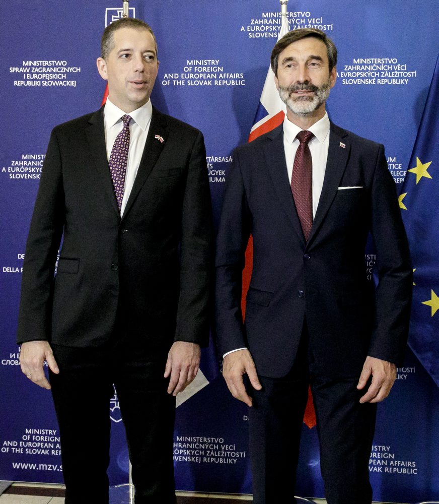 Stretnutie ministrov zahraničných vecí Slovenska a Srbska v Bratislave