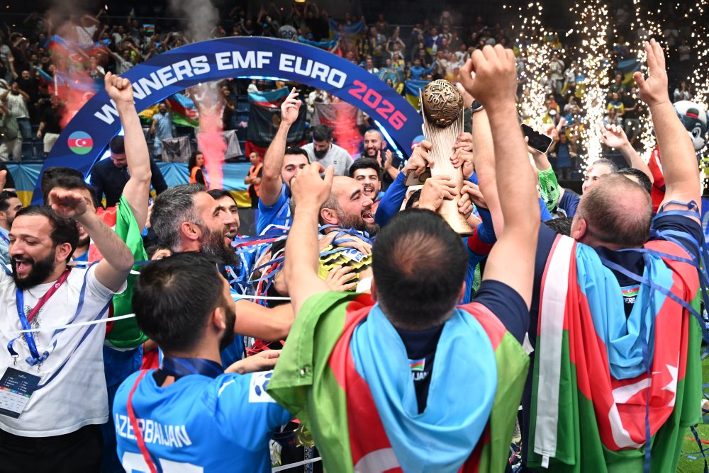 Finále ME v malom futbale: Ukrajina - Azerbajdžan 