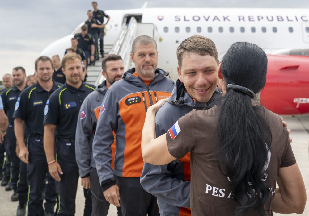 Návrat slovenského záchranárskeho tímu MUSAR z Venezuely 